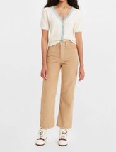 Levi&#39;s corduroy ribcage straight ankle pants in GRANOLA - £49.17 GBP