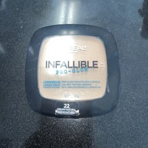 Loreal Paris Infallible Pro-Glow Face Powder #22 Creamy Natural - £6.09 GBP