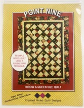 Point Nine Throw &amp; Queen Size Quilt Pattern - $10.88