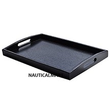 NauticalMart Wooden Tray With Handle Serving Tray /Decorative Trays/Wood... - $87.22