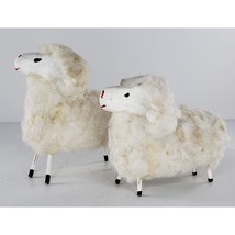 Vintage Matchstick Leg Sheep Lamb Set Plaster - $37.39
