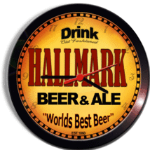 HALLMARK BEER and ALE BREWERY CERVEZA WALL CLOCK - £23.50 GBP