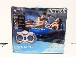 Intex River Run 2 Person Inflatable Floating Water Lounge Tube Float w Cooler - £31.65 GBP