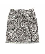 Tyler Boe Pencil Skirt Size 4 Light Pink Brown Leopard Womens Stretch 28X20 - $28.21