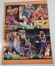 93-94 Fleer NBA Jam Session Uncut Card Sheet Basketball Karl Malone RARE  - £11.21 GBP