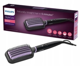Philips BHH880 Heated Straightening Hair Brush Tourmaline Thermoprotect Keratin - £78.89 GBP
