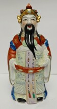 Asian Oriental Chinese Man Figure Ceramic Statue Porcelain Vintage Estate - £47.25 GBP