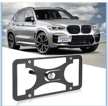Heavy Duty Front Bumper Tow Hook License Plate Bracket Mount Holder For ... - $14.62