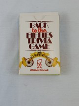 VINTAGE 1984 Mister Donut Back to the Fifties Trivia Game - $12.86