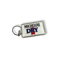 Vintage Michelob Dry Beer Advertising Promo Keychain Key Ring Collectible - £3.94 GBP