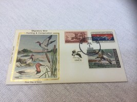 1982 Federal Duck Stamp RW49 First Day Cover New York Cancel Silk Cachet - $16.83