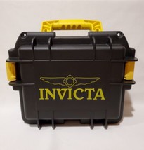 Invicta Three Slot Black and Yellow Watch Diver Storage Carry Display Case - £38.83 GBP