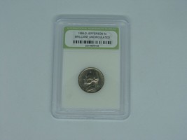 1964-D Jefferson 5c Brilliant Uncirculated Five Cents Certified Authentic Coin 1 - £9.02 GBP