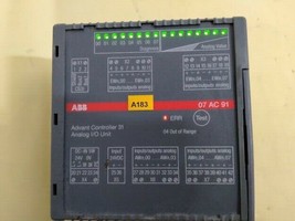 ABB GJR5252300R0101 ABB 07AC91 I2 Advant controller 31 analog I/O unit - £5,130.56 GBP