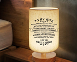 Gifts for Wife from Husband - Engraved Table Lamp, Dimmable Bedside Nigh... - $35.78