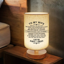 Gifts for Wife from Husband - Engraved Table Lamp, Dimmable Bedside Nightstand L - £28.53 GBP
