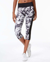 Ideology Womens Floral Cropped Athletic Leggings Size Small Color Bw Floral - £30.58 GBP
