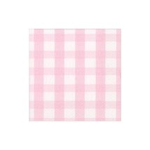 Caspari Gingham Paper Luncheon Napkins in Pink, Four Packs of 20 - £7.40 GBP+