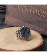 Gothic Stainless Steel Ring Warrior Cross Shield Knight Templar Jewelry ... - £13.39 GBP