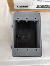 Carlon E9801 Weatherproof Box, 1 Gang, No Outlets, 2-3/4&quot; Deep, Non-Meta... - $335.33 MXN