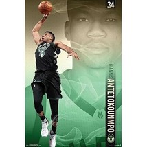 Giannis Antetokounmpo NBA Wall Poster Basketball Milwaukee Bucks Superst... - $29.95