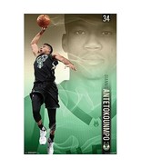 Giannis Antetokounmpo NBA Wall Poster Basketball Milwaukee Bucks Superst... - £23.66 GBP