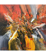 Rebel Yell Abstract Art Print - $110.69 CAD