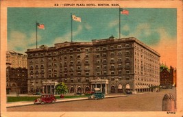 Vintage Linen Postcard Copley Plaza Hotel Boston MA - bk45 - £2.34 GBP