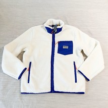 POLO RALPH LAUREN Bonded Pile Fleece Jacket Clubhouse Cream Multi NWT sz... - $182.86