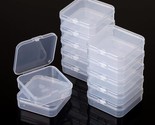 - Small Plastic Containers, Clear, 12 Pcs, Small Bead Organizer, Small C... - £10.37 GBP