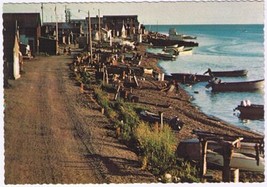 Postcard Eskimo Village Kotzebue Alaska 26 Miles Above Arctic Circle - £2.74 GBP