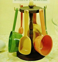 Advertising Measure Maid Cups National Handcraft Institute Vtg Chrome Postcard - $3.91