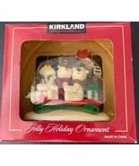 Kirkland Signature Jolly Holiday Christmas Ornament Polar Bears Sledding... - £13.66 GBP