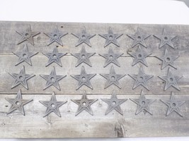 50 Cast Iron Stars Washer Texas Lone Star Ranch 3 7/8&quot; Large Primitive R... - £39.97 GBP