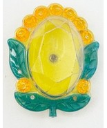 Vintage Liddle Kiddles Lucky Locket Jewel Case Only Yellow Blue Pin Broo... - €14,25 EUR