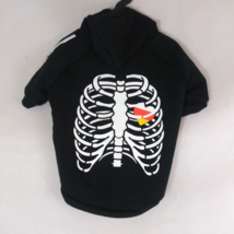 New Thrills &amp; Chills Collection Skeleton Hoodie Dog Size Medium - $6.78