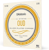 Set Of Silver Plated Copper And Tie End Oud Strings From D&#39;Addario. - $35.93