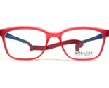 Miraflex Kinder Brille Rahmen Will C.136 Blau Rot Quadrat Voll Felge 47-... - £37.27 GBP