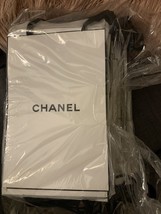 Wholesale Lot of 25 Chanel Classic White Paper Gift Bag w/Black Logo 6&quot;X9&quot;X2.5&quot; - £158.23 GBP
