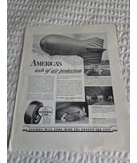 Vintage 1942  The General Tire Print Ad America&#39;s Wed Of Air Protection - €6,92 EUR