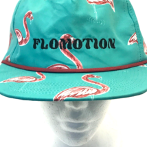 FLOMOTION Performance Aqua Flamingo Snapback Lightweight Golf Beach Summer Hat - £18.16 GBP