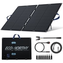 ECO-WORTHY 100W Portable Solar Panel, Foldable Solar Panel Kit with Adju... - £151.23 GBP