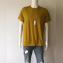 NEW CARHARTT Force Yellow Curry Relaxed Fit Tee Shirt (Size M) - £23.56 GBP