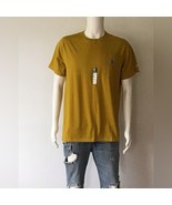 NEW CARHARTT Force Yellow Curry Relaxed Fit Tee Shirt (Size M) - £23.48 GBP