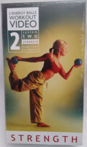 VHS 2 Energy Balls Workout Video System 2 Strength Beginner to Expert 2002 - NEW - £11.74 GBP