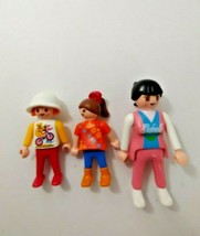 Playmobil City Life Park 5024 people replacement lot of 3 Mom woman 2 children - £7.75 GBP