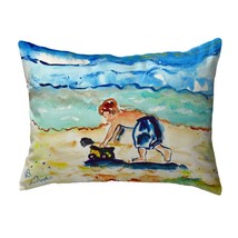 Betsy Drake Boy &amp; Toy No Cord Pillow 16x20 - $54.44