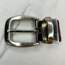 Silver Tone Reversible Simple Basic Belt Buckle - £5.46 GBP