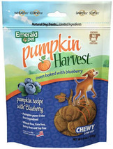 Emerald Pet Pumpkin Harvest Oven Baked Dog Treats With Blueberry - Meat-Free &amp; A - £8.60 GBP