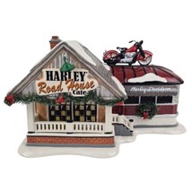 Department 56 Harley Davidson 4025316 Snow Village Road House Cafe Retired Rare - £187.45 GBP